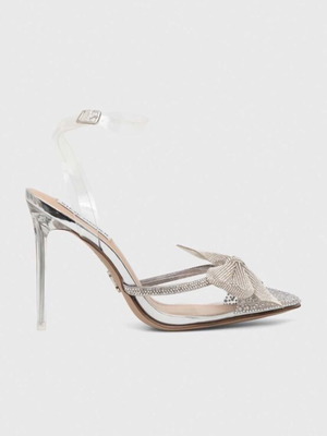 Steve Madden Virtuous Pumps silver, like new, size 38