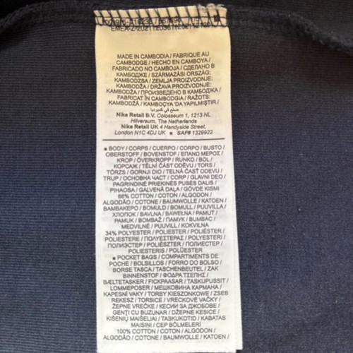 Nike Tech Fleece hoodie dark blue size M