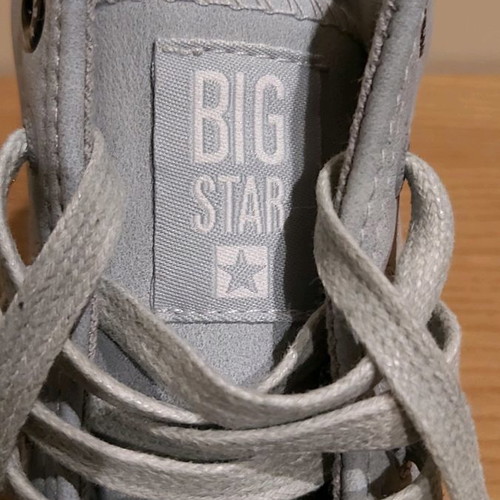 Big Star women's ankle boots new, grey, size 37, faux leather