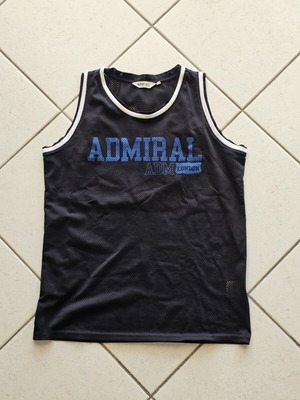 Admiral Basketball Shirt Size M Like New Black