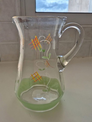 Glass Pitcher 20cm like new