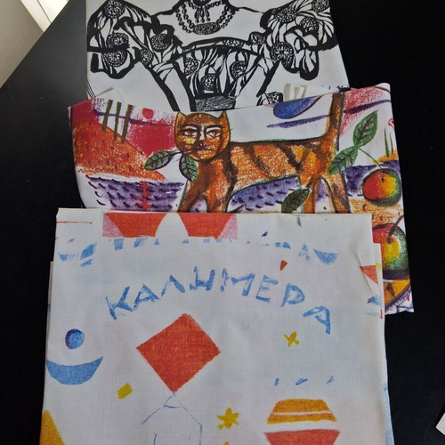 Towels set of 3 with Kyritsopoulos, Kyriakoulis, Speratzas designs, new