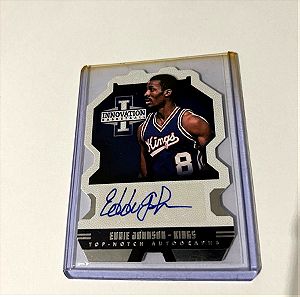 Κάρτα με αυτόγραφο Eddie Johnson Kings NBA Ολυμπιακός Panini 122/325