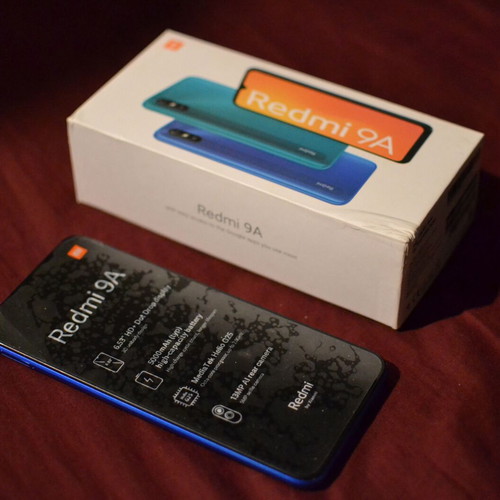 Redmi 9A 32GB smartphone like new, blue, Android