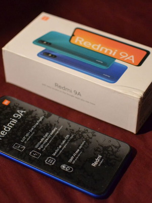 Redmi 9A 32GB smartphone like new, blue, Android