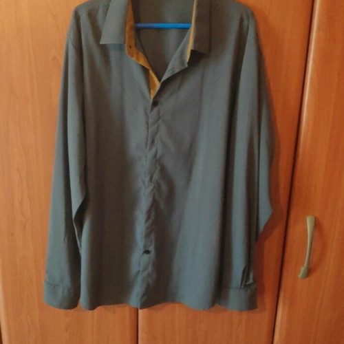 Shein men's shirt XL gray and brown like new
