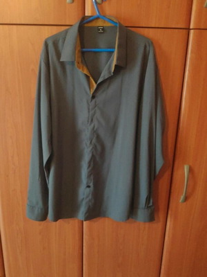 Shein men's shirt XL gray and brown like new