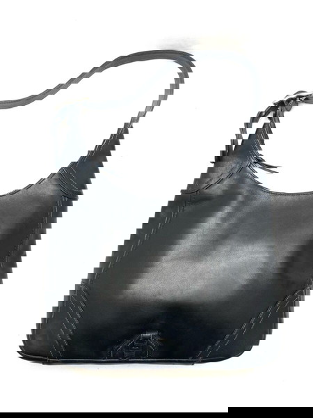 Coach black leather shoulderbag