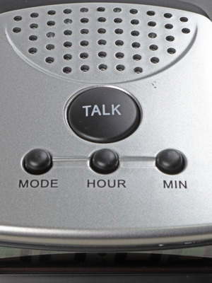 Talking digital alarm clock tabletop new