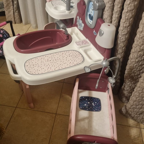 Smoby Baby Nurse playset used, doll care station