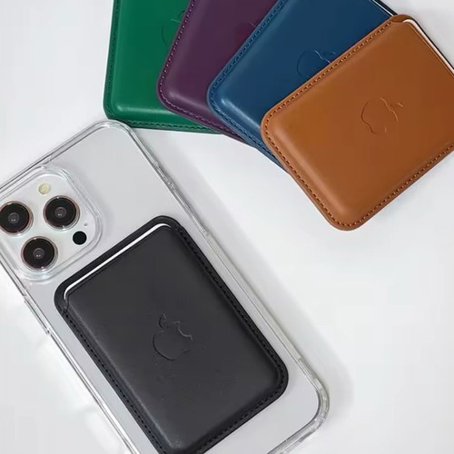 Apple leather wallet with Magsafe for iPhone 12-17 new