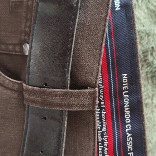 Men's Brown Chocolate Leonardo Pants like new size XL