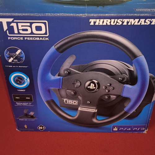 Thrustmaster T150 Force Feedback Racing Wheel used for PS4 and PS3