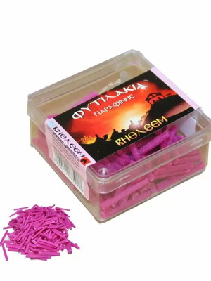 Paraffin wicks pink new, Bethlehem luminary 35gr
