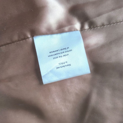 Sarah Lawrence down jacket like new, beige gold color, size S
