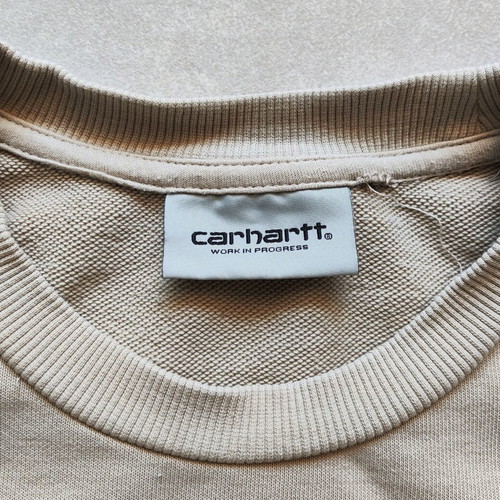 Carhartt Wip crewneck sweatshirt like new, beige