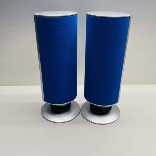 Universum CTR-CD 1036 vintage speakers used, silver and blue