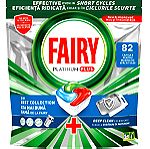  FAIRY | Κάψουλες Πλυντηρίου Πιάτων Platinum Plus Deep Clean σακουλάκι 82 τεμαχίων σφραγισμένο