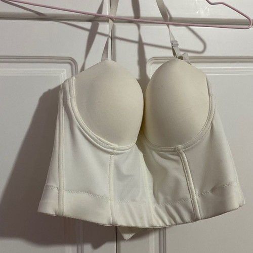 White bustier with cups used
