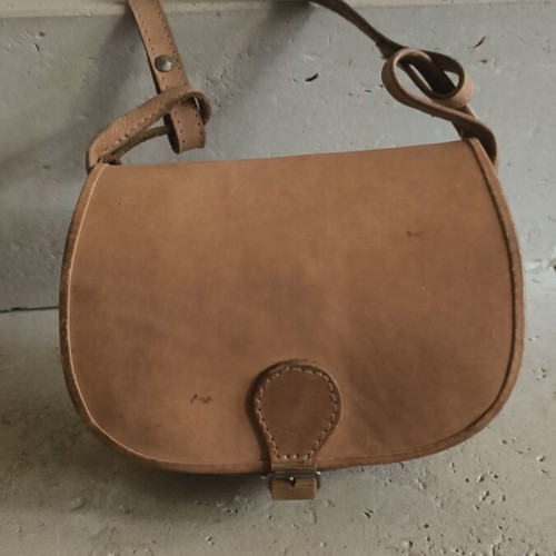 Leather crossbody bag, unused