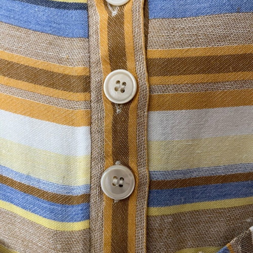 Zara linen dress multicolored new