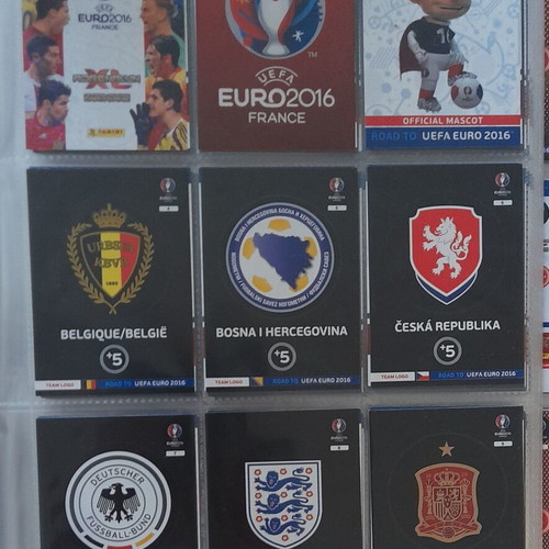 Road to EURO 2016 Adrenalyn XL album with 313/333 cards like new