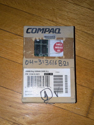 Compaq 256MB Reg SDRAM DIMM καινούργιο