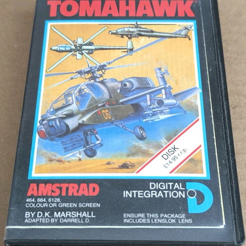 Tomahawk (Digital Integration) Amstrad Disk like new