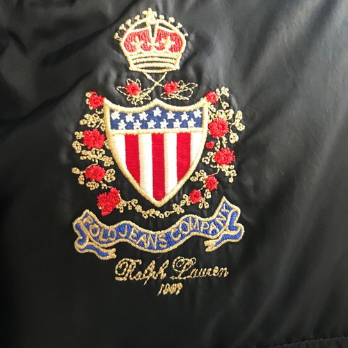 Polo Ralph Lauren puffer used, black, size Large with hood