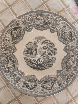 Ancient earthenware plate used from Samos