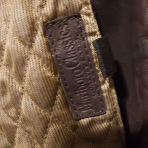 Malboro Classics vintage leather field jacket (M-65) like new brown