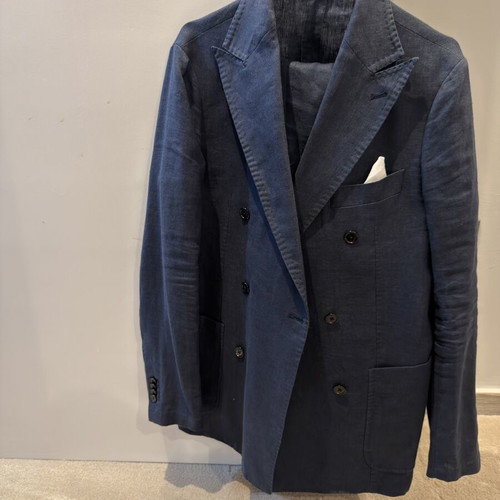 Gutteridge linen suit like new, blue, EU42