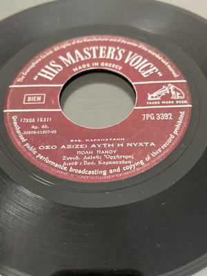 Poly Panou Oso Axizei Afti I Nyhta vinyl record used, laiko