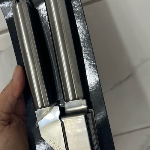 Stainless Steel Garlic Press new