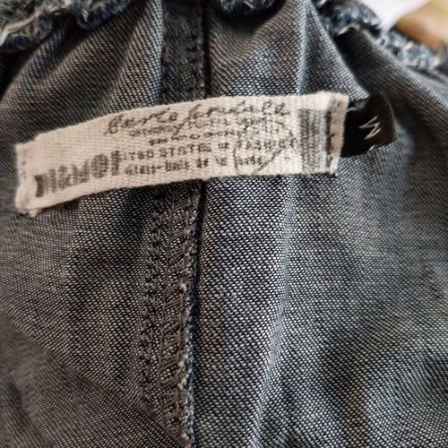 Toi&Moi women's denim dress like new, blue, strapless, size M