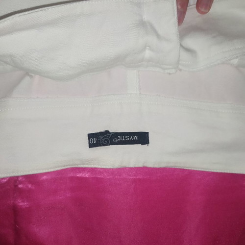 Mystic women's shorts used, white, size 40, low rise