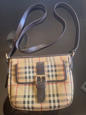 Burberry Nova Check τσάντα ώμου 1999 μεταχειρισμένη με αυθεντική θήκη