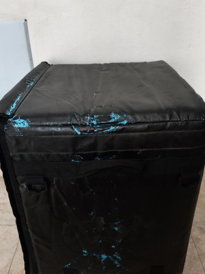 Delivery box used, worn condition