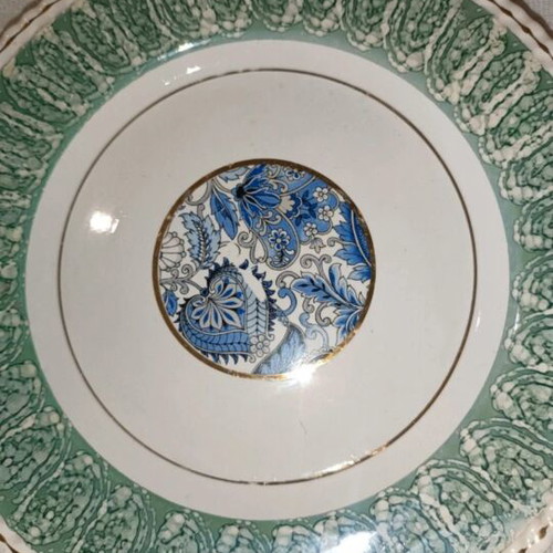 Vintage Minos Plate Set like new, 7 pieces, Greek design