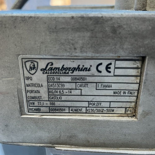 Lamborghini Caloreclima ECO 14 Oil Burner like new, 77.1 KW
