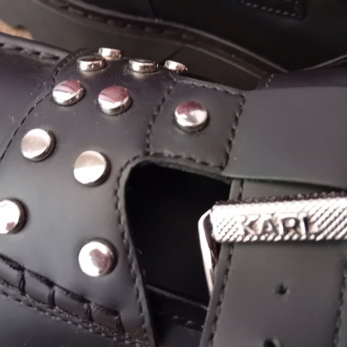 Karl Lagerfeld Mary Jane black shoes size 37 new