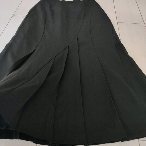 Women's Vintage Pleated Skirt Black Like New XS/S