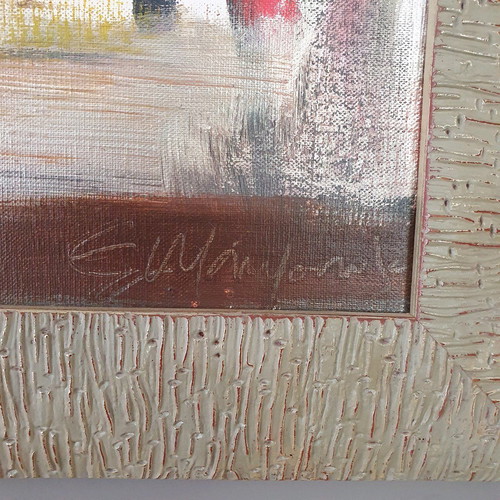 Painting by Eleni Mantzopoulou new, sculpture workshop theme