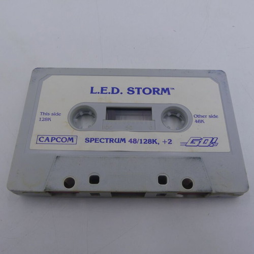 L.E.D. Storm ZX Spectrum 48/128K game used, Capcom