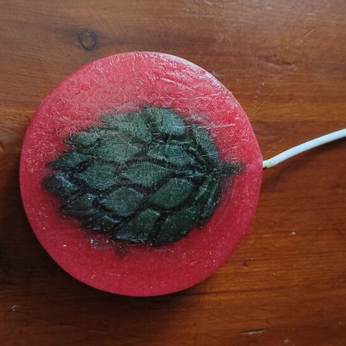 Handmade beer coaster with Led lighting made to order