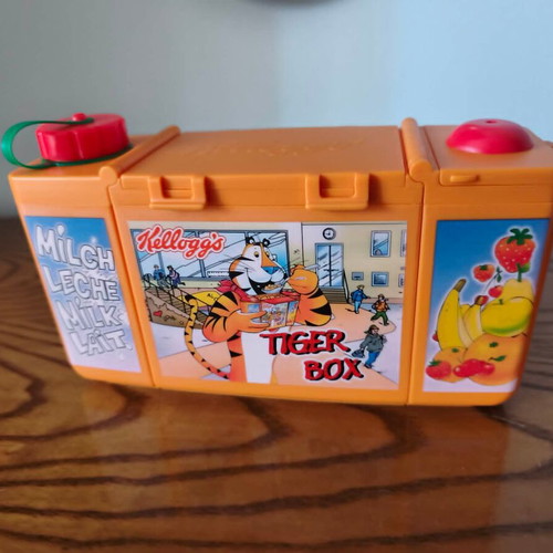 Kelloggs collectible breakfast box new with mascot