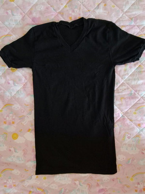 T-shirt ανδρικό μεταχειρισμένο, μέγεθος S, μαύρο