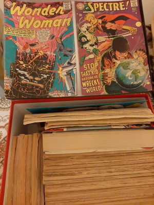Wonder Woman #154 and Spectre #4 comics used, mystery and humor