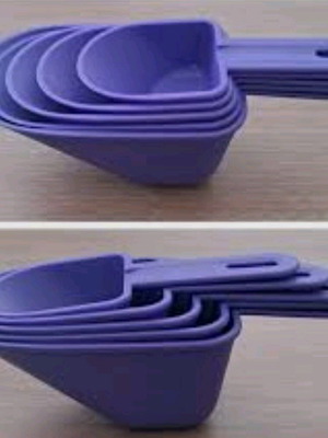 Tupperware set of 5 measuring scoops new