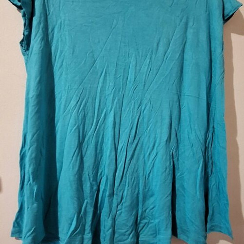 Blue summer blouse large new